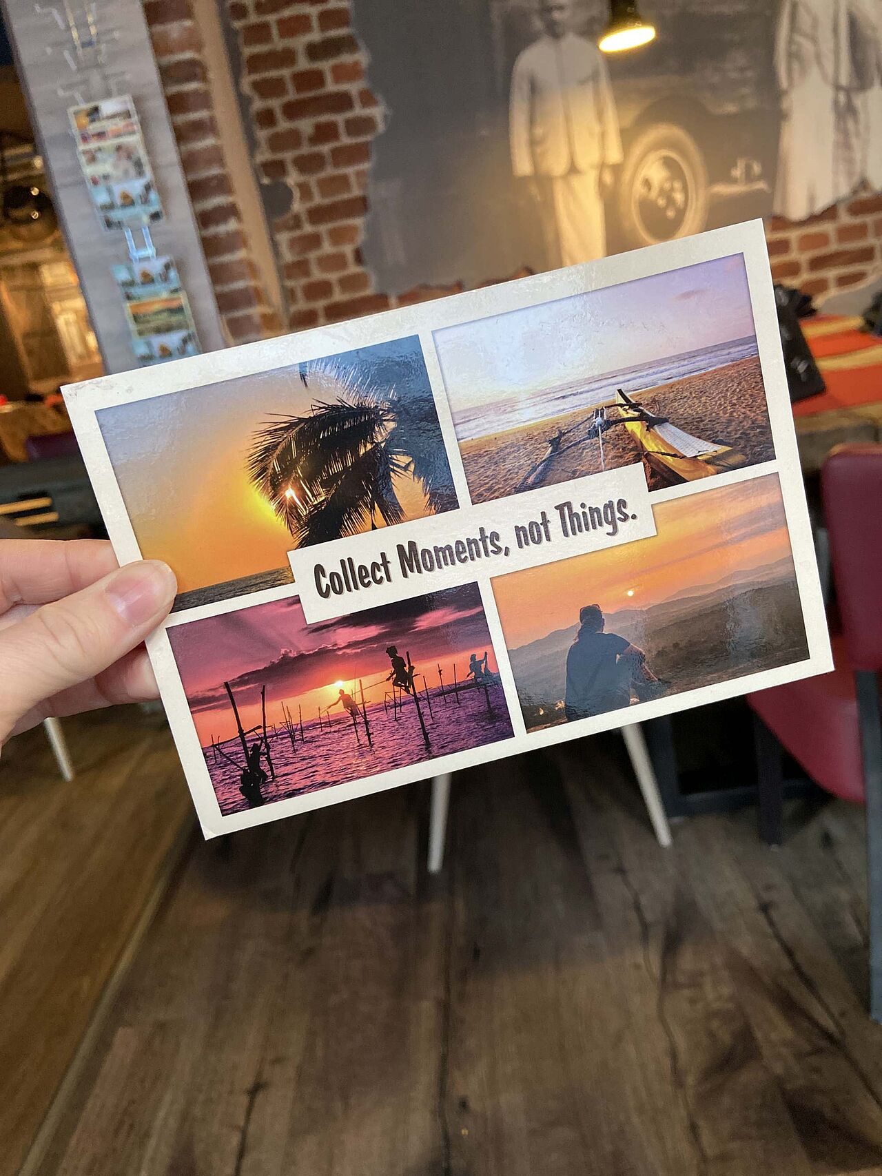 Eine hübsche Postkarte passend zum Thema rundet die Fotostrecke ab