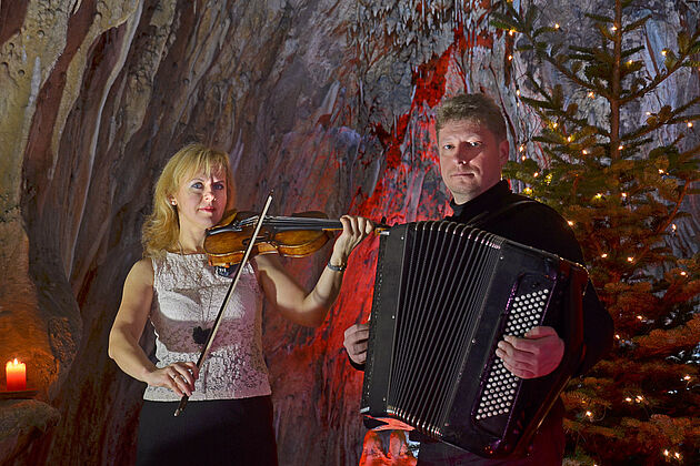 Weihnachten in der Dechenhöhle in Iserlohn