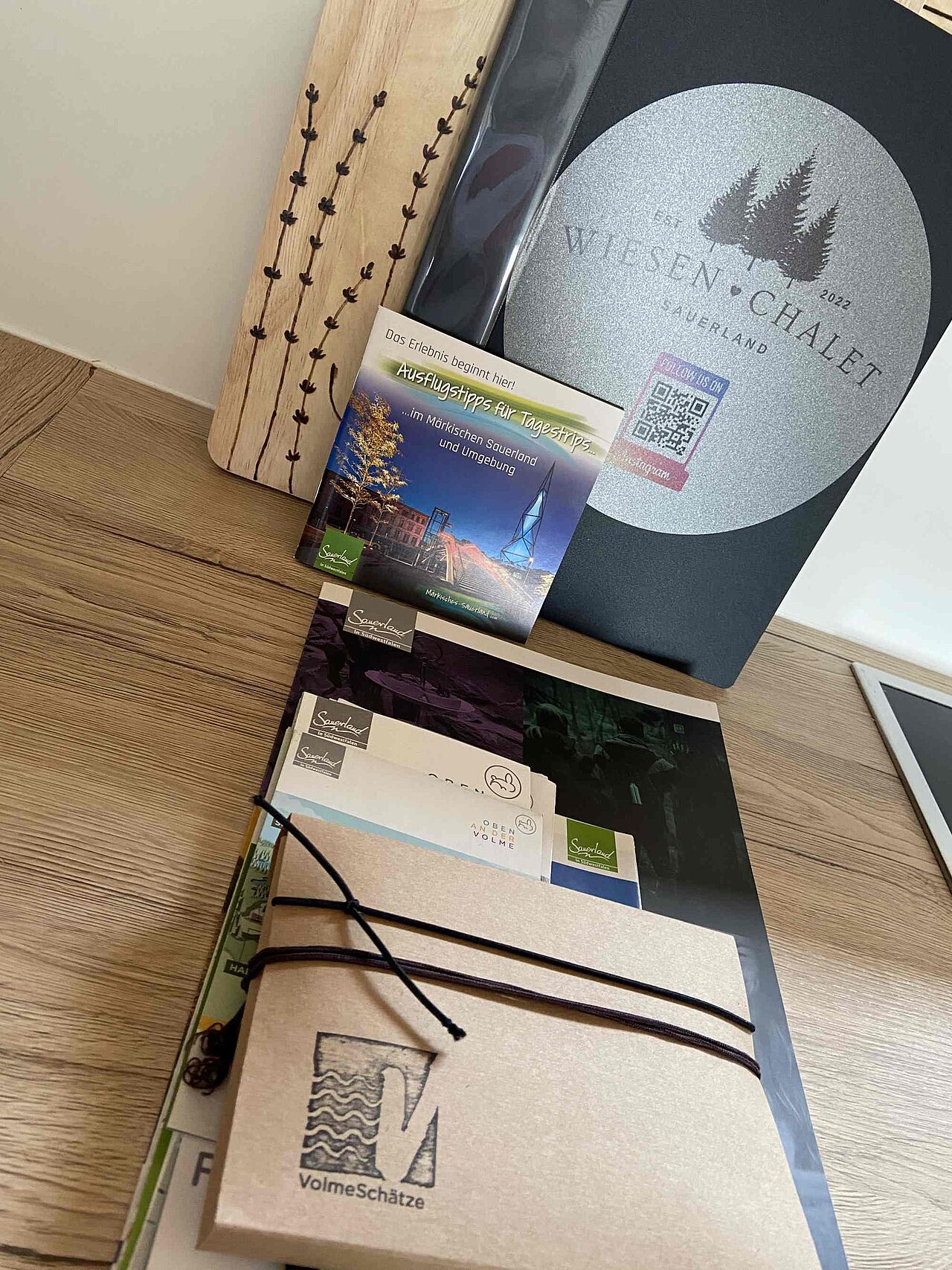 Die Gäste dürfen sich über regionales Informationsmaterial freuen