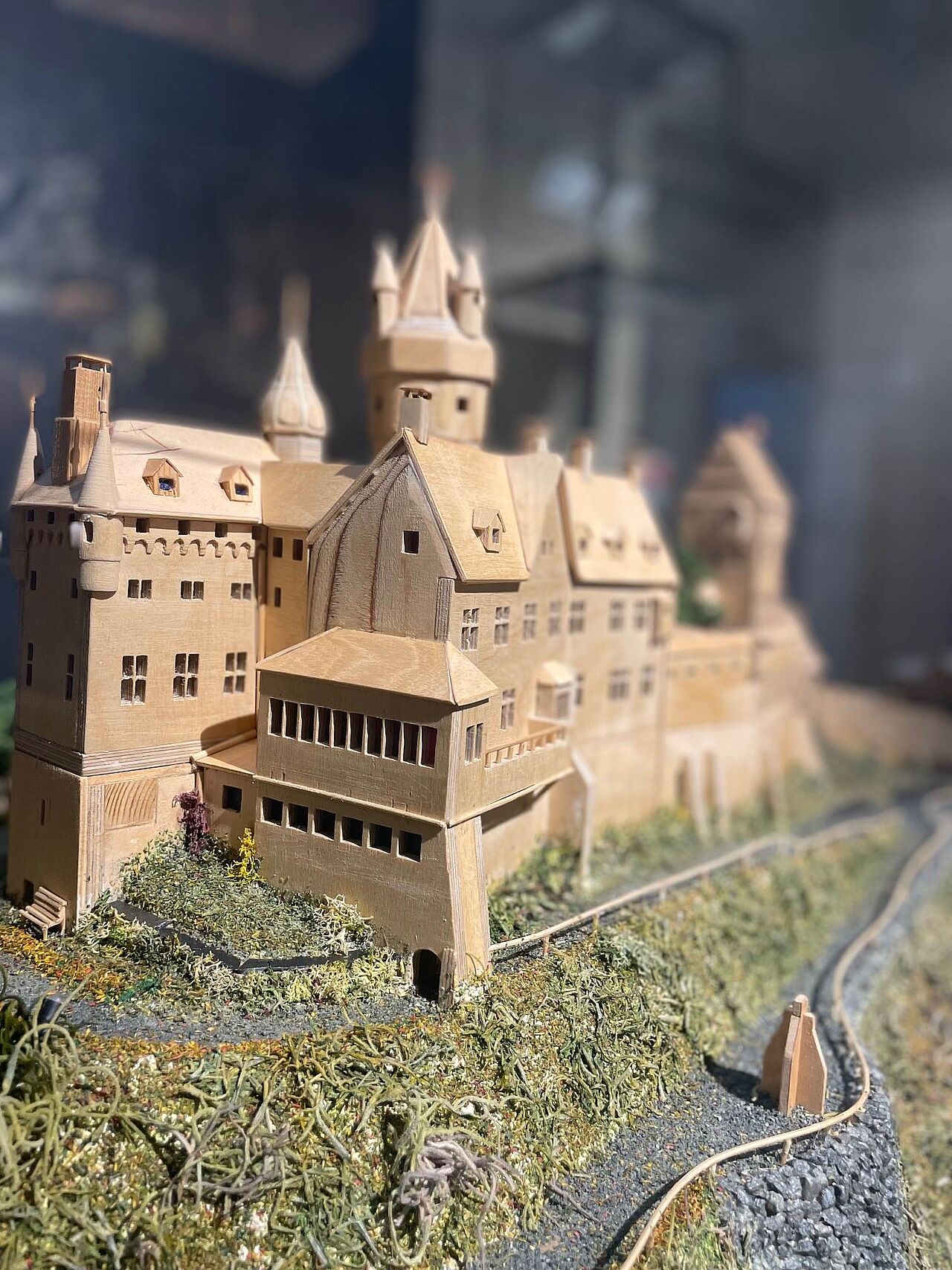 Der Miniaturnachbau der Burg rundet den Tag ab