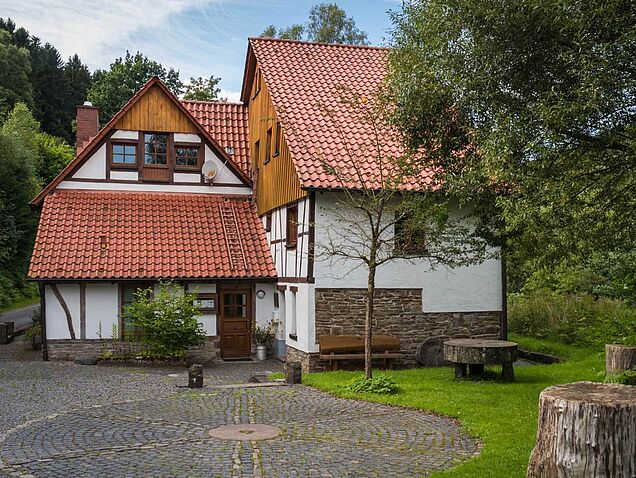 Die Heesfelder Mühle in Halver im Märkischen Sauerland