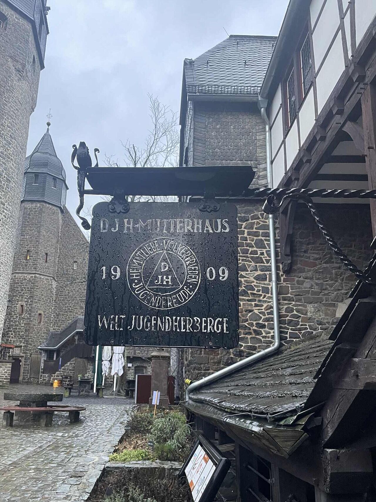 Das Burggelände beinhaltet auch die älteste Jugendherberge der Welt