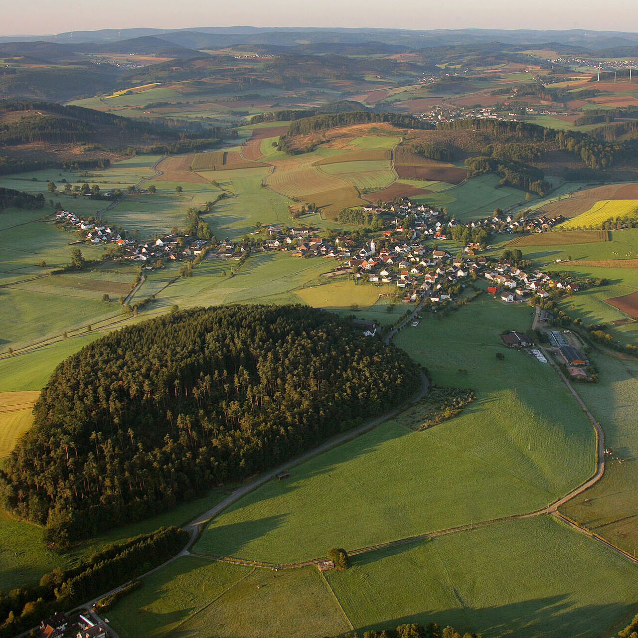 Luftbild von Balve im Märkischen Sauerland
