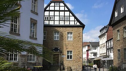 Innenstadt von Menden im Märkischen Sauerland