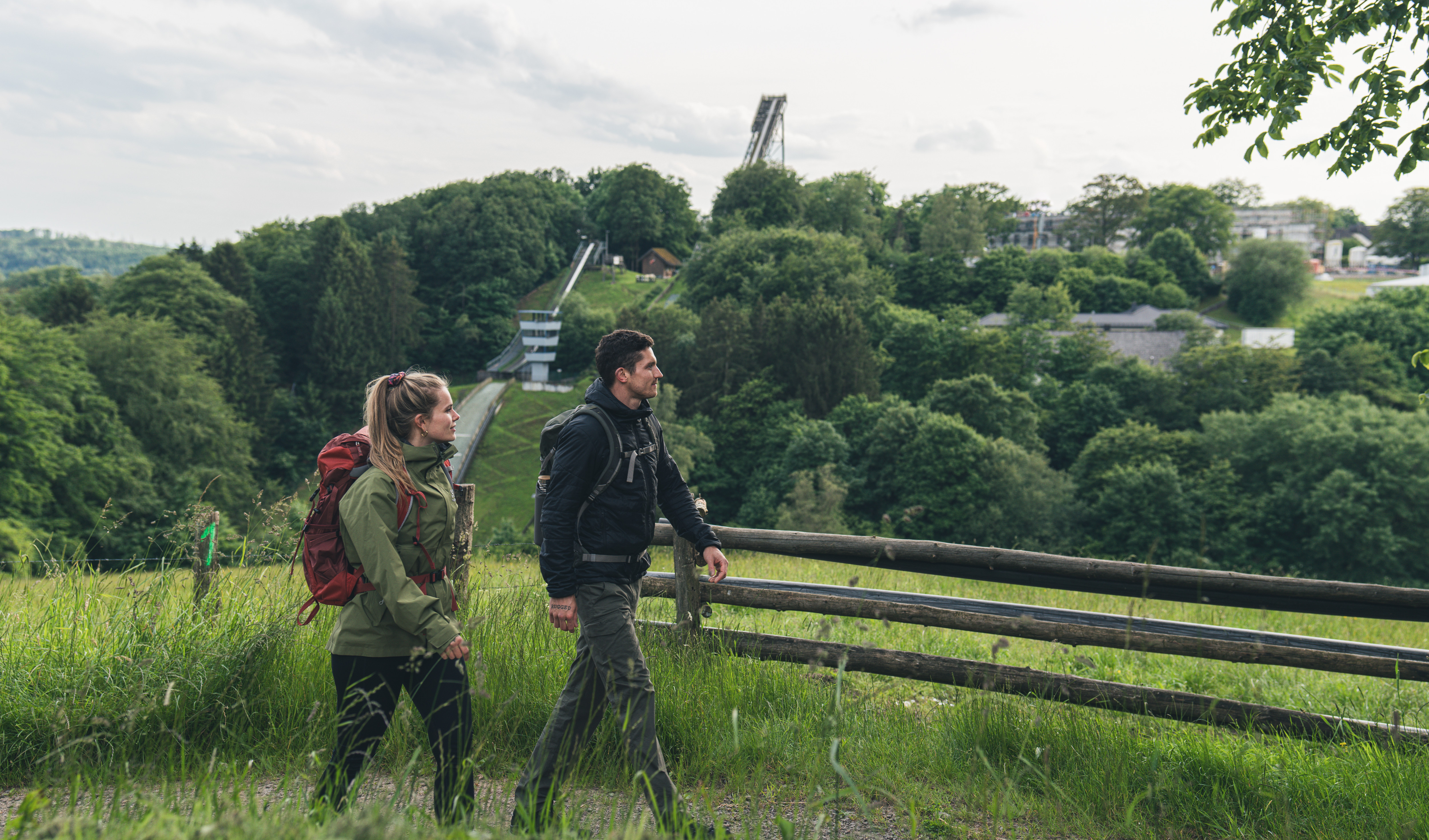 Wander vor der Meinhardus Mattenschanze